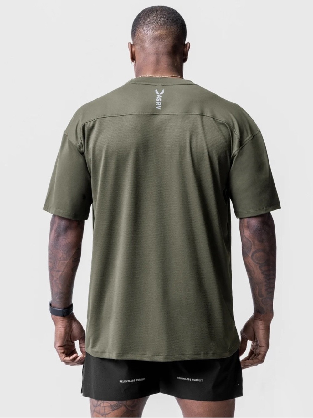 EUC! ASRV DSG-0715 Olive Core Mesh Oversized Tee - Small